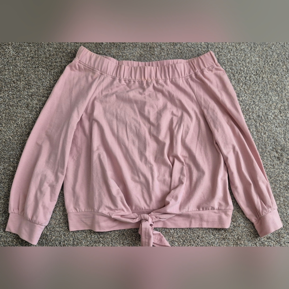 Essue Blush Pink Knit Top